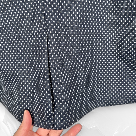 Rafaella Blazer Blue White Print Unlined Long Sleeve Jacket All-Seasons Sz M Med - Picture 5 of 11